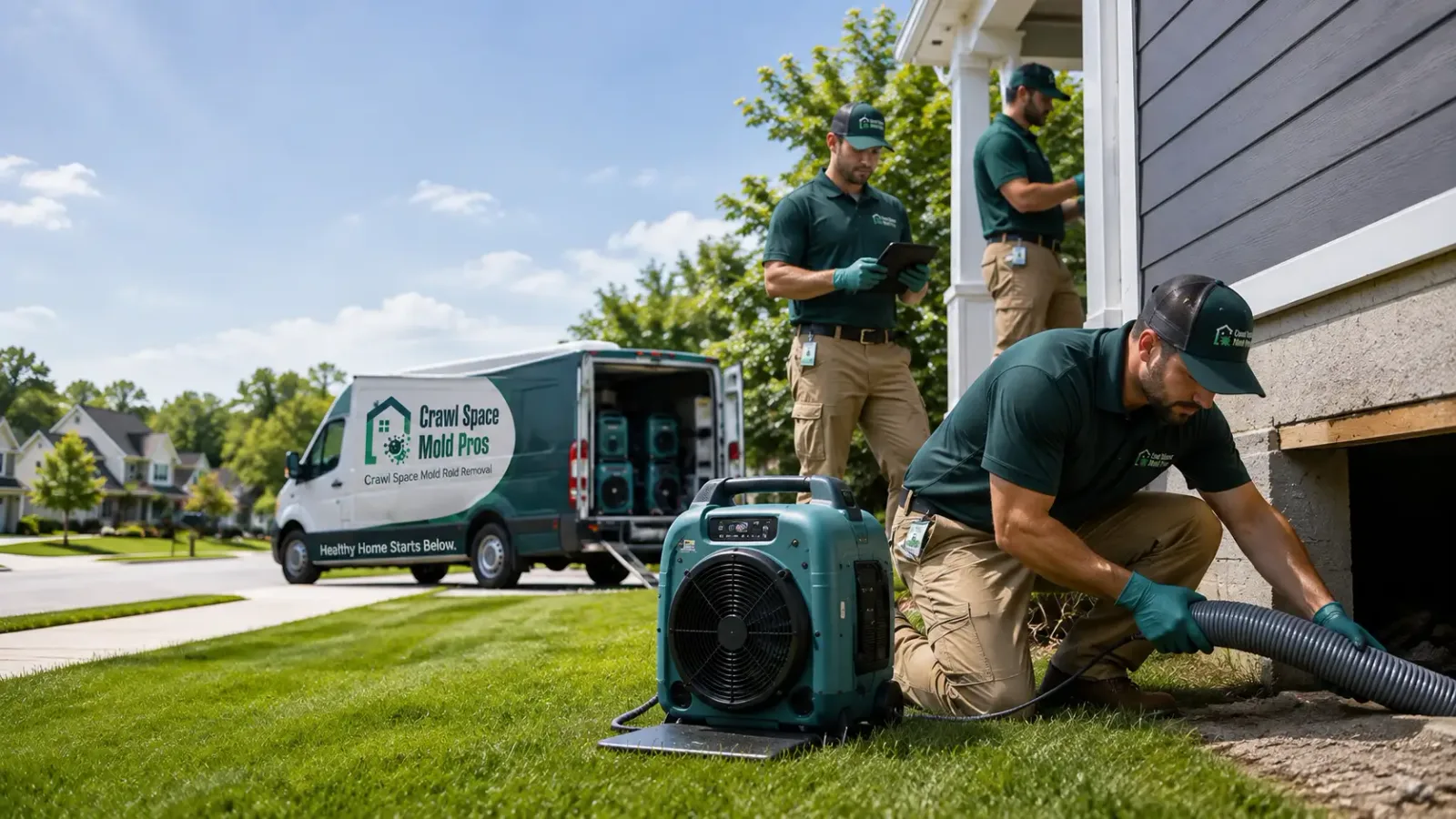 Crawl Space Mold Removal in Cedar, IA